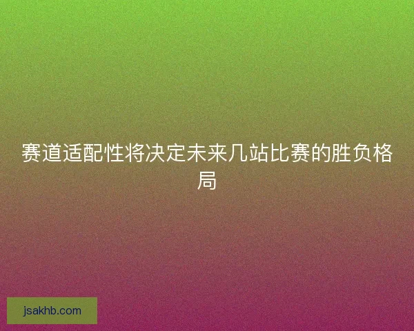 赛道适配性将决定未来几站比赛的胜负格局 赛道适配性将决定未来几站比赛的胜负格局